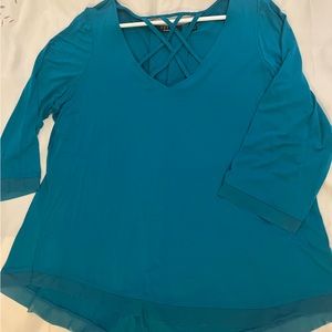 Woman’s long sleeve oversized top